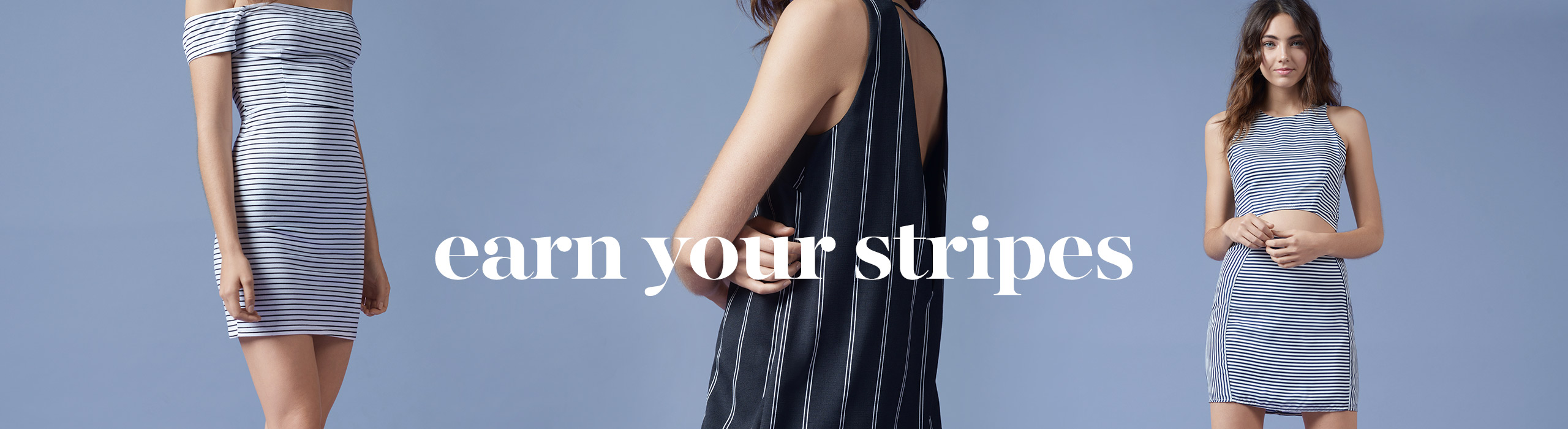 Earn Your Stripes | Black and White Striped Shirt, Red Striped Dress | Tobi