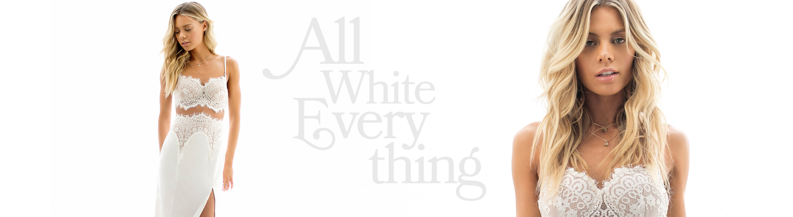 White on White | White Lace Dresses, White Crop Tops | Tobi